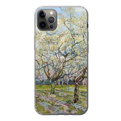 Produktbild von MuchoWow® Handyhülle Schutzhülle Hülle für iPhone 13 Pro Max Blühender Obstgarten - Vincent van Gogh Silikon Softcase Handy Hülle - Mobiltelefon
