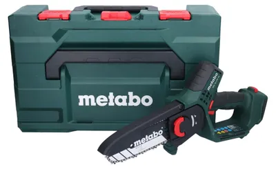 Zdjęcie produktu dla Akumulatorowa pilarka do przycinania Metabo MS 18 LTX 15 18 V 15 cm 5 m/s + metaBOX ( 600856840 ) - bez akumulatora, bez ładowarki