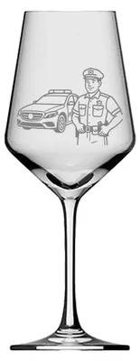 Produktbild von Exoda Weinglas Kuh-Kalb Gravur 1 Stück 350ml spülmaschinenfest für Rot- und Weißwein