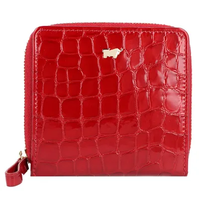 Produktbild von Portemonnaie VERONA Reißverschluss-Geldbörse S 6 Kartenfächer rot Damen - Leder