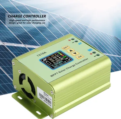 Obrázek produktu pro Hliníková slitina LCD displej MPPT regulátor nabíjení solárních panelů pro lithiové baterie