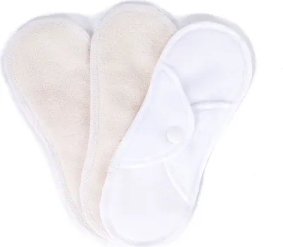 Produktbild von Bamboolik Waschbares Menstruationspad - Schwarz - 3 Stück