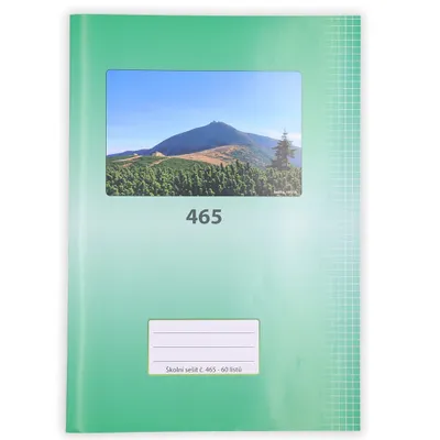 Produktbild von 465 - Notizbuch A4 quadratisch 60l.