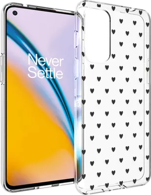 Produktbild von imoshion Design Hülle OnePlus Nord 2 - Hearts All Over Black