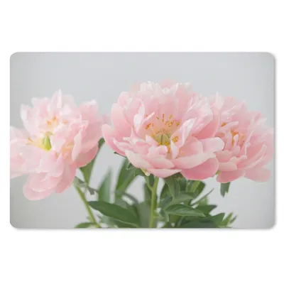 Produktbild von MuchoWow® Schreibtischunterlage Blumenstrauß aus rosa Pfingstrosen 60x40 cm - XXL Mauspad - Großes Mauspad