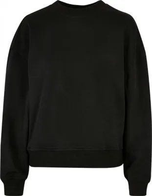 Produktbild von Build Your Brand BY212 | Ladies Oversized Crewneck Sweatshirt XS bis 5XL - Farbe: Black - Größe: XS