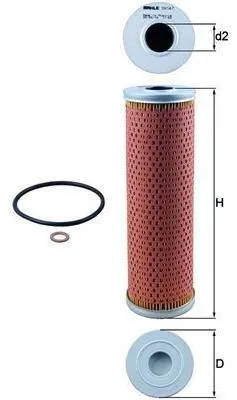 Obrázok produktu pre Ölfilter KNECHT OX 147D