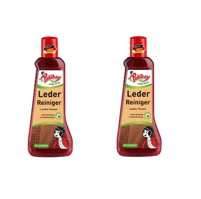 Produktbild von Poliboy Leder Reiniger 2er Set - 400ml, Inhalt jeweils 200 ml, Reinigung & Pflege