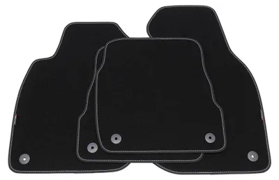 Produktbild von Exclusive-line Design Fußmatten passend für Audi A6 4B Avant Limo 1998-2005, Naht:Silber