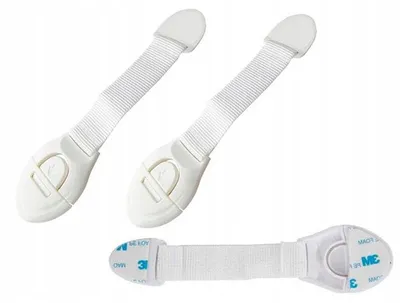 Produktbild von Verk 01604 Sicherheitsbarriere für Schränke 2 Stück - weiß