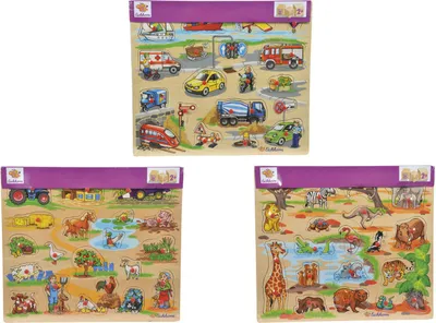Image de Eichhorn Houten Mega Noppenpuzzel