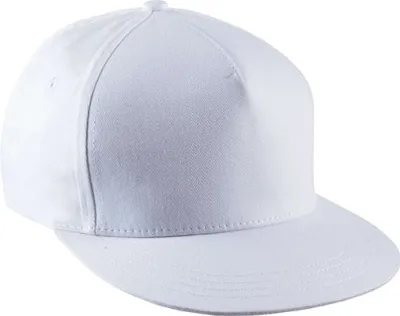 Produktbild von K-Up Herren Kappe Snapback Cap Panel Cap Basecap Mütze Cappy Cap, Größe:U, Farbe:Weiß