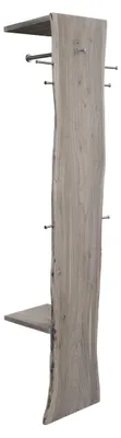 Immagine prodotto di MASSIVMOEBEL24 | PURE ACACIA #914 Appendiabiti in legno di acacia - laccato / grigio 36x40x200