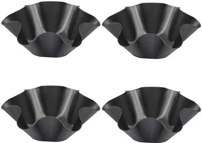 Image de Tacoformen - Pour 2 tacos - Noir - Revêtement antiadhésif - Pour tacos - Pour usage domestique