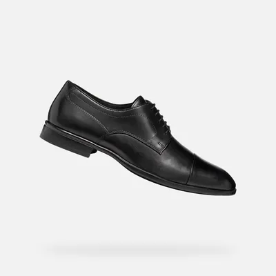 Produktbild von Geox Schwarze Herren-Businessschuhe von Thalos 41