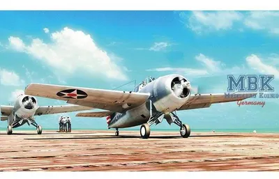 Imagen del producto de Hobby Boss, modelo a escala 1:48 del avión F4F-3 Wildcat (versión tardía), número de referencia 80327