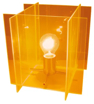 Zdjęcie produktu dla Näve Leuchten lampa stołowa z E27 lampa stołowa z E27 lampa stołowa - dekoracyjna lampa stołowa d:22cm, lampa stołowa w kolorze pomarańczowym, gniazdo E27