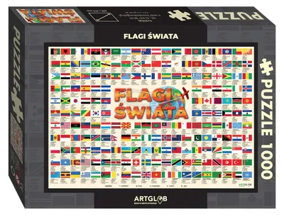 Obrázok produktu pre Puzzle 1000 – Vzdelávacie vlajky sveta