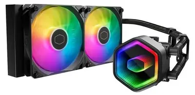 Produktbild von Cooler Master Masterliquid 240 Core Ii Lite Argb Cpu With Pre-installed Fans And Tubing Wasserkühlung Durchsichtig  Durchsichtig One Size