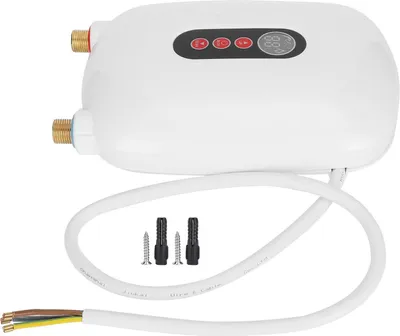 Image de chauffe-eau instantané 6500W Chauffage rapide Affichage de la température 220V pour la cuisine et la salle de bain
