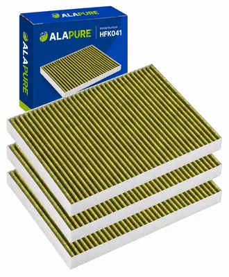 Immagine prodotto di Filtro al carbone Alapure CleanAir Plus compatibile con Gaggenau 11034226 / 17004037 / AA200121 (3 pezzi)