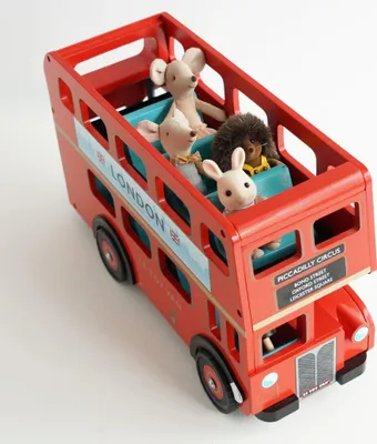 Produktbild von Le Toy Van Holzspielzeug London Bus -100% - Doppeldecker