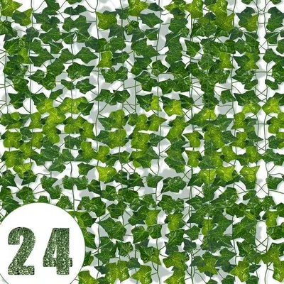 Obrázok produktu pre Realistické umelecké listy, nenáročné na údržbu, sada 24 ks, zelené
