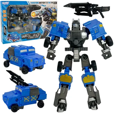 Image de Woopie Robot transformable 2-en-1 : véhicule de combat, voiture Autobot, jouet, cadeau