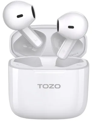 Produktbild von TOZO A3 TWS Bluetooth Earbuds – White – True Wireless Stereo