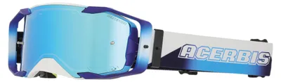 Obrázek produktu pro Motokrosová helma ACERBIS VORTEX, zrcadlové sklo, bílá a modrá