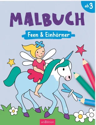 Produktbild von arsEdition Malbuch Feen & Einhörner