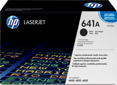 Zdjęcie produktu dla HP 641A Black Original LaserJet Toner Cartridge, 9000 stron(y), Czarny, 1 szt.