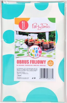 Zdjęcie produktu dla Foliowy obrus w grochy Arpex
