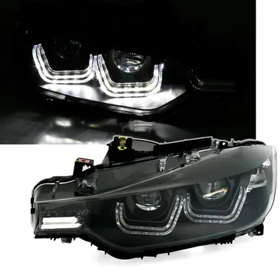 Produktbild von Eagle Eyes Scheinwerfer Set für 3er BMW F30 F31 mit U Tagfahrlicht (nur Halogen)