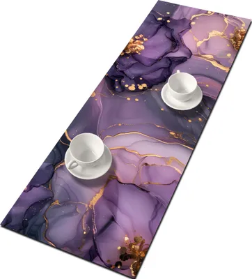 Produktbild von BERTONI Filz Tischläufer, Tischdecke mit Muster Bank Tischdekoration ARIELLE 115x40 cm