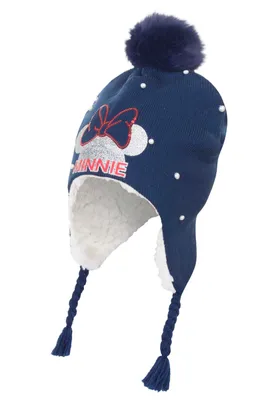 Obrázek produktu pro Dívčí modrá čepice Minnie Mouse - velikost 52