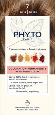 Produktbild von PHYTO PHYTOCOLOR 7 Blond, Blond, Frauen, 112 ml, Ammoniak, 1 Stück(e)