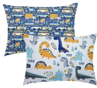 Immagine prodotto di Set di 2 federe per cuscini per bambini, 40 x 60 cm, in Cotonelogico