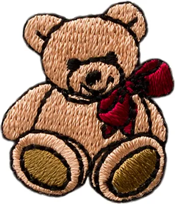 Produktbild von Mono Quick 02066 Bär, Bügelbild, Patch, ca. 2,5 x 3,0 cm Teddy Bärchen