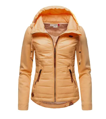Produktbild von ragwear Lucinda Outdoor-Jacke für Damen mit Kapuze vegane Stepp--Jacke Wander-Jacke 2311-60005 6019 Orange , Größe:S/36