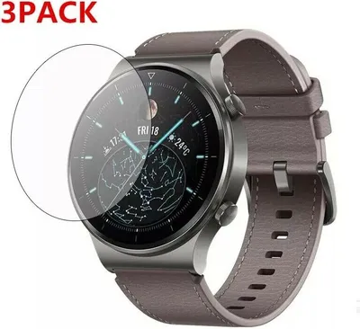 Zdjęcie produktu dla folia ze szkła hartowanego 3X do ochrony ekranu Huawei Watch GT2 Pro 9H