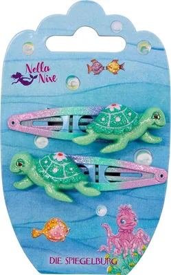 Produktbild von Die Spiegelburg Haarclips Schildkröte - Nella Nixe bunt