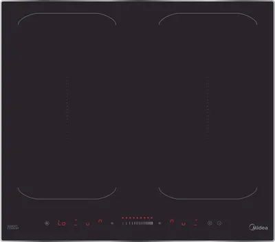 Produktbild von Midea Induktionskochfeld KI600IX 60 cm mit 2 Kochzonen mit FlexZone schwarz