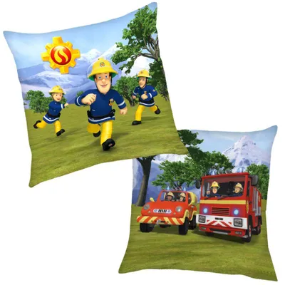 Produktbild von Im Einsatz | Kinder Deko-Kissen 40 x 40 cm | Feuerwehrmann Sam