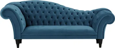 Image de Canapé chaise longue Chester-Velluto 11-black