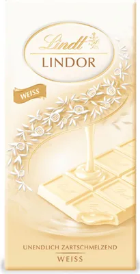 Obrázok produktu pre Lindt Lindor biela čokoláda s plnkou, ktorá sa rozplýva v ústach 100g