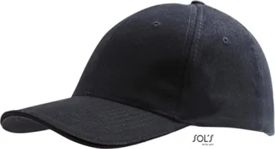 Image de SOLs 88100 | Six Panel Cap Buffalo / Casquette / Bonnet / Chapeau - Couleur : Black - Taille : One Size