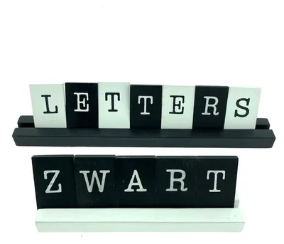 Produktbild von BaumwolleCounts Buchstabenregal - Weiß - ca. 33 cm
