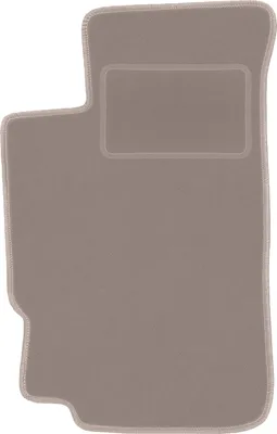 Produktbild von Fahrerfußmatte Velours beige passend für Peugeot 406 (1995-2004, Coupe) – mit Befestigungen – passgenau