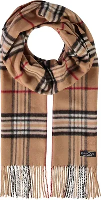 Produktbild von FRAAS Schal Cashmink® Scarf with FRAAS Plaid Camel braun mehrfarbig